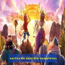 cartas de suicidio completas