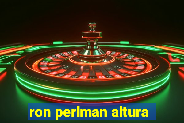 ron perlman altura