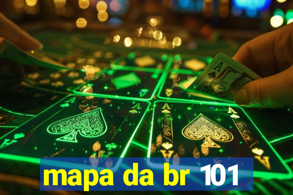 mapa da br 101