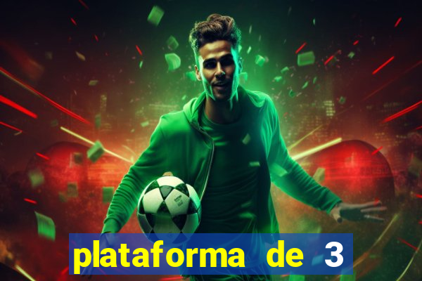 plataforma de 3 reais jogo