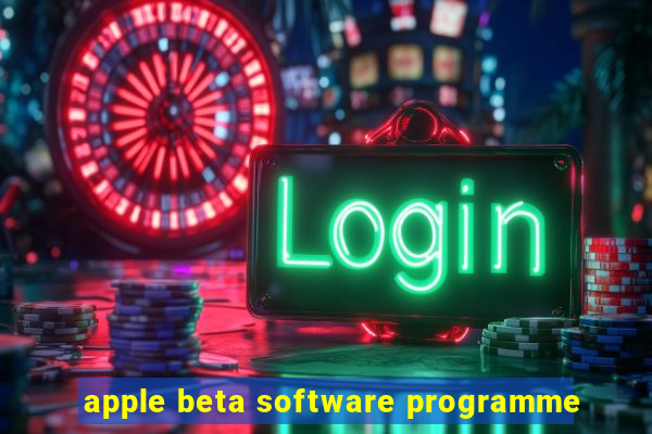 apple beta software programme