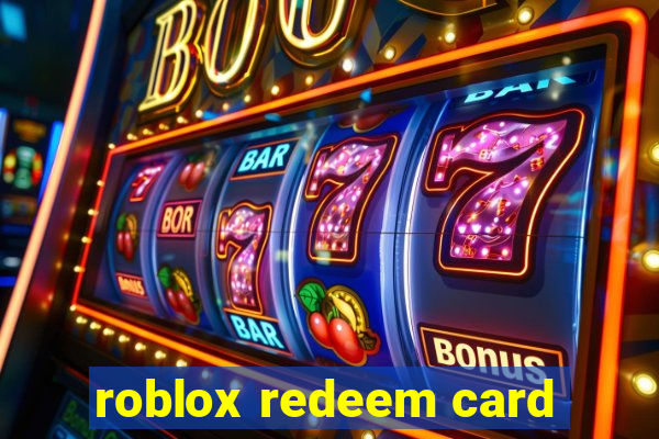 roblox redeem card