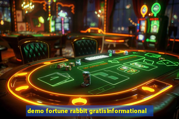 demo fortune rabbit gratisInformational