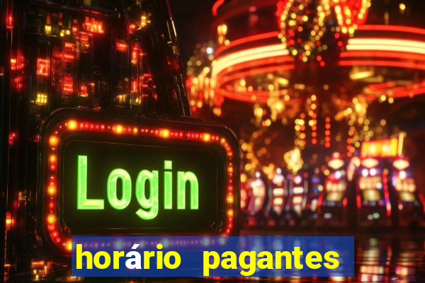 horário pagantes do fortune tiger