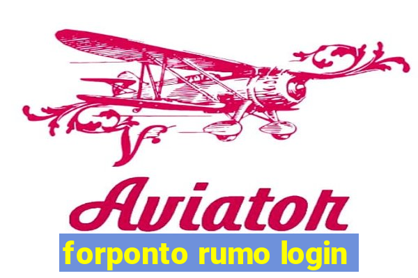 forponto rumo login