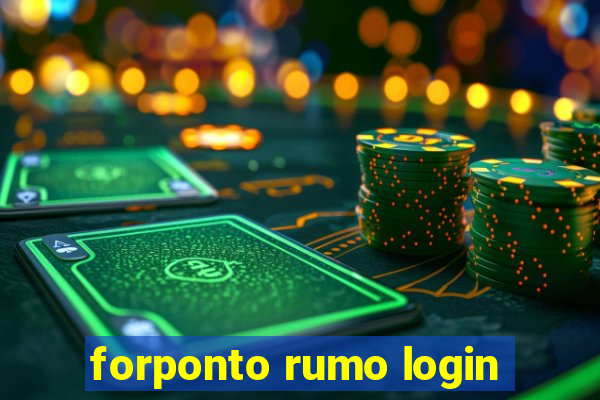 forponto rumo login