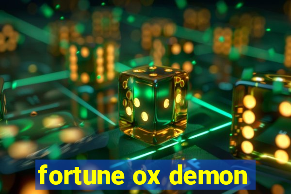 fortune ox demon