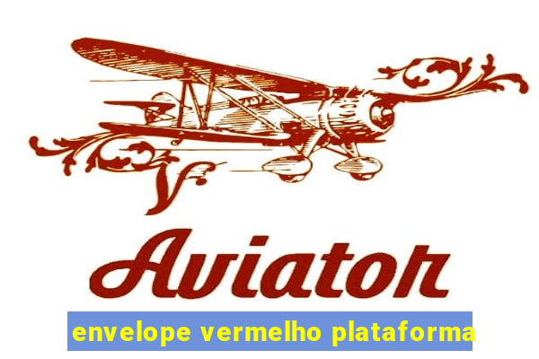 envelope vermelho plataforma