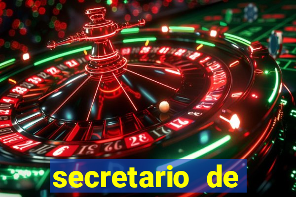 secretario de esporte salario