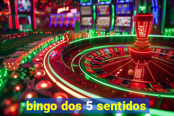 bingo dos 5 sentidos