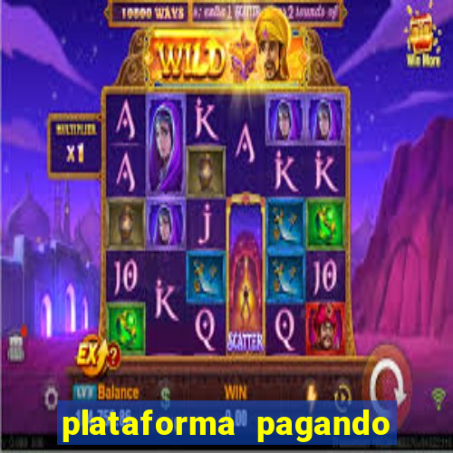 plataforma pagando fortune tiger