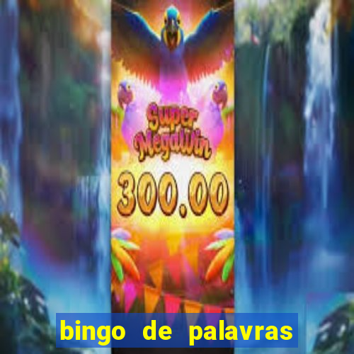 bingo de palavras de natal