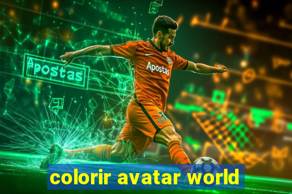 colorir avatar world