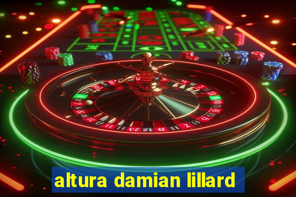 altura damian lillard