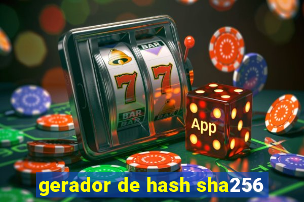 gerador de hash sha256