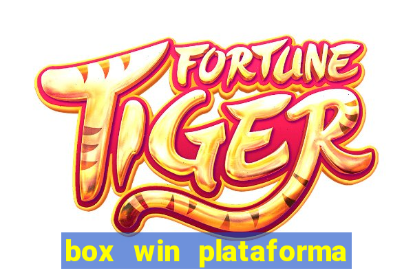 box win plataforma de jogos