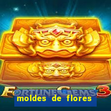 moldes de flores gigantes para imprimir