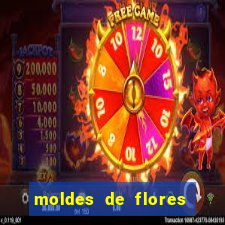 moldes de flores gigantes para imprimir