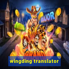 wingding translator