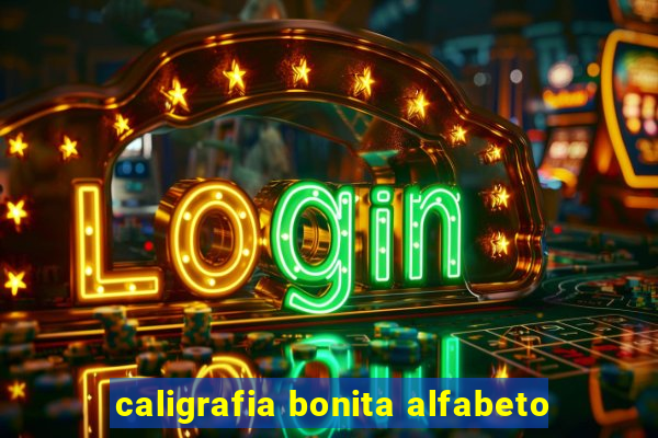 caligrafia bonita alfabeto