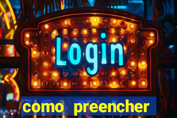 como preencher recibo de pagamento