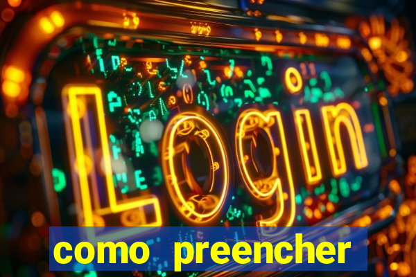 como preencher recibo de pagamento