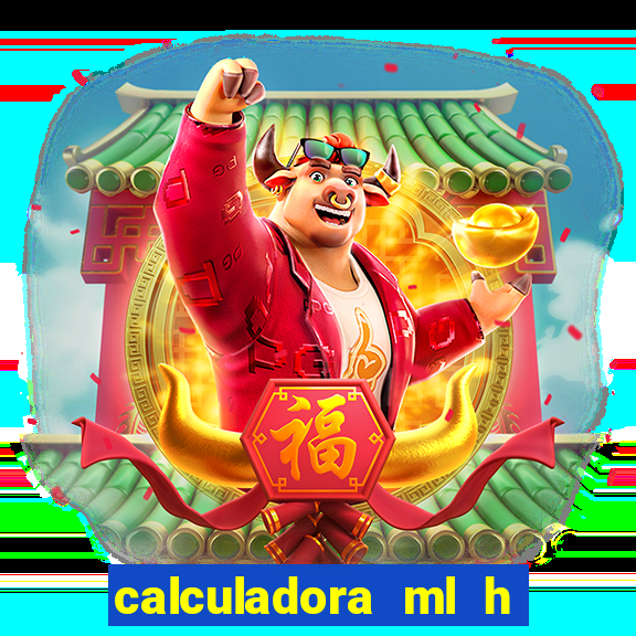 calculadora ml h para mcg kg min