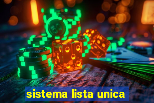 sistema lista unica