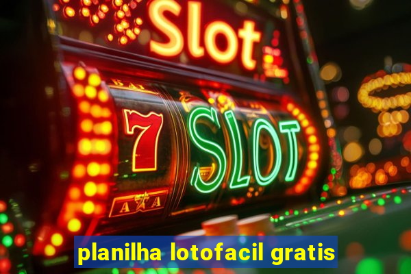 planilha lotofacil gratis