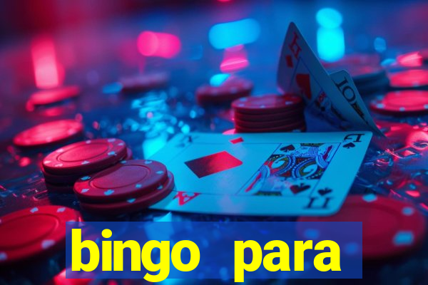 bingo para despedida de solteira para imprimir