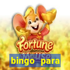 bingo para despedida de solteira para imprimir