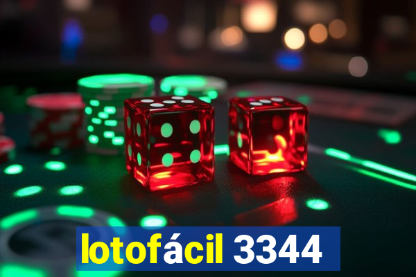 lotofácil 3344