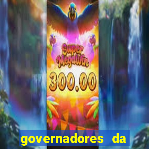 governadores da bahia por ano