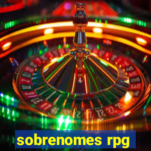 sobrenomes rpg