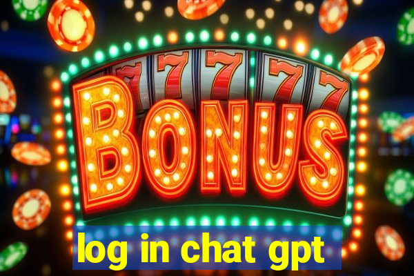 log in chat gpt