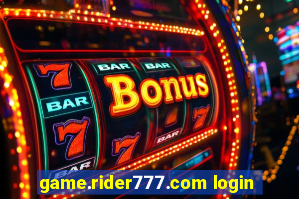 game.rider777.com login