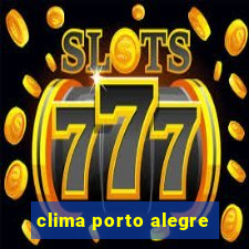 clima porto alegre