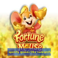 spotify games like receiptify