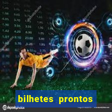 bilhetes prontos futebol hoje