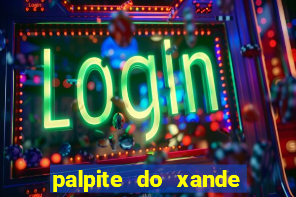 palpite do xande de hoje