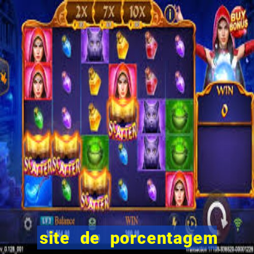 site de porcentagem de jogos slots