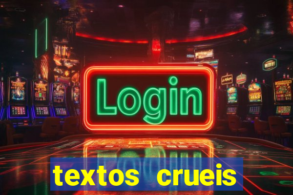 textos crueis demais pdf