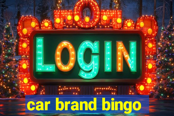 car brand bingo