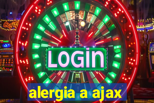 alergia a ajax