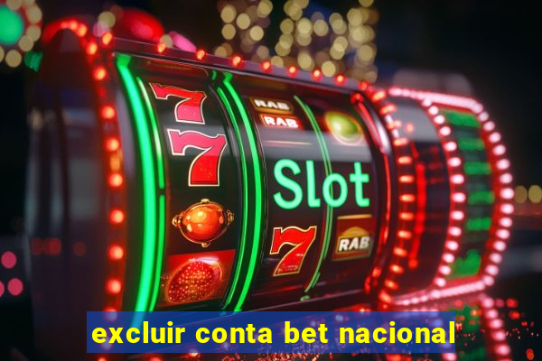 excluir conta bet nacional