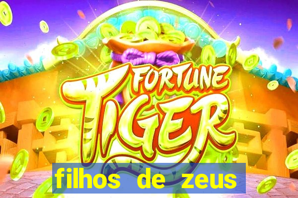 filhos de zeus mitologia grega