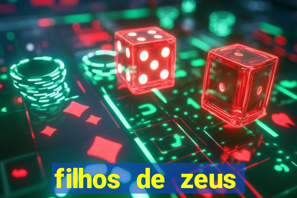 filhos de zeus mitologia grega