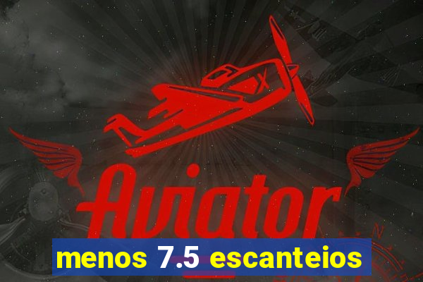 menos 7.5 escanteios