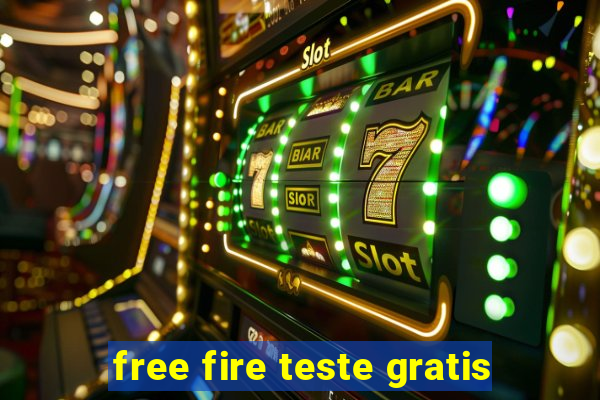 free fire teste gratis