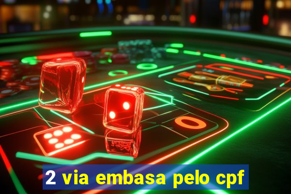 2 via embasa pelo cpf